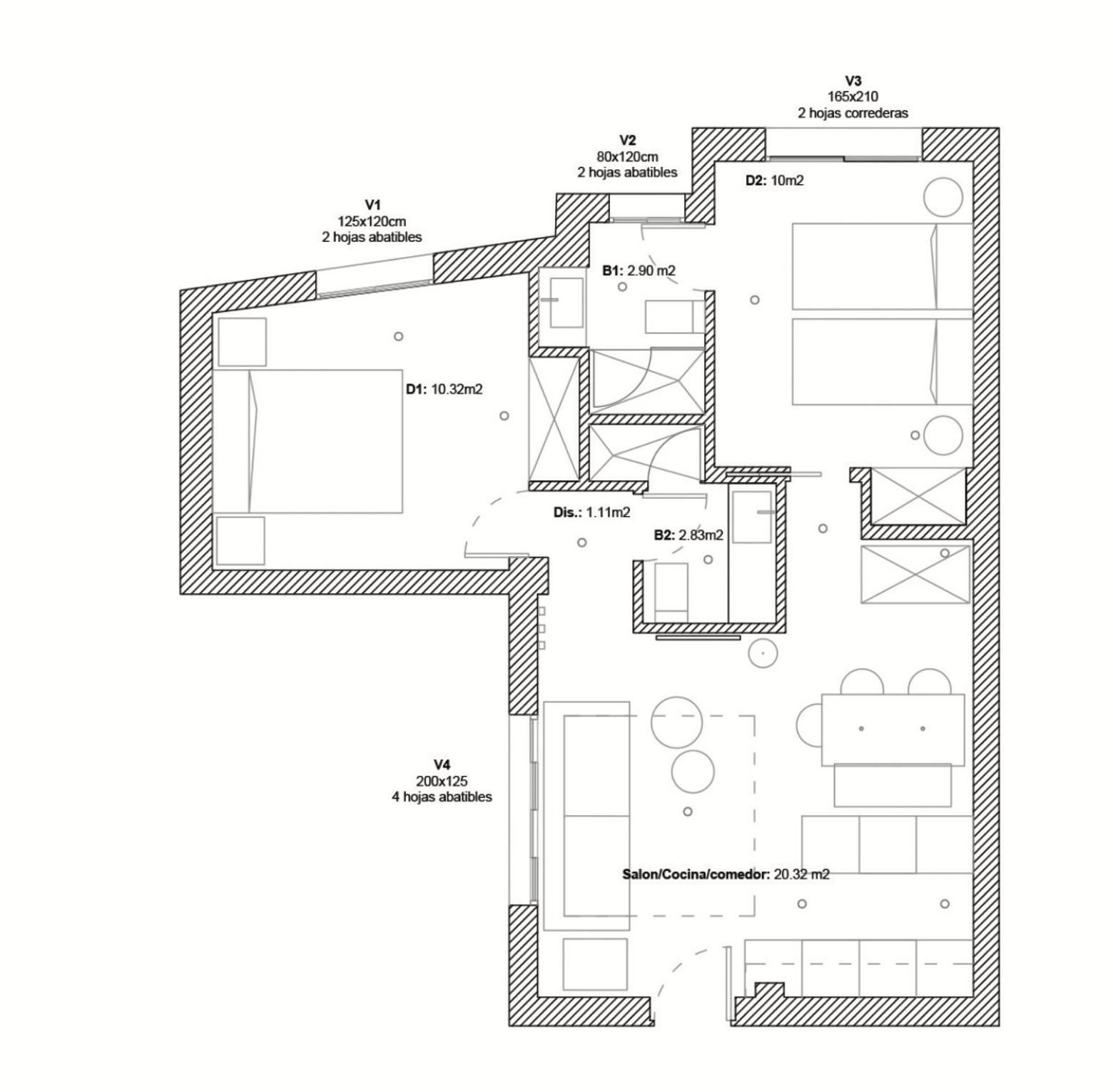 Acogedor Y Centrico Apartamento En Gran Via Madrid Luaran gambar